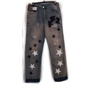 Urban Streetwear Y2K Chic Women's Jeans – Size 11 | Trendy & Comfortable Street